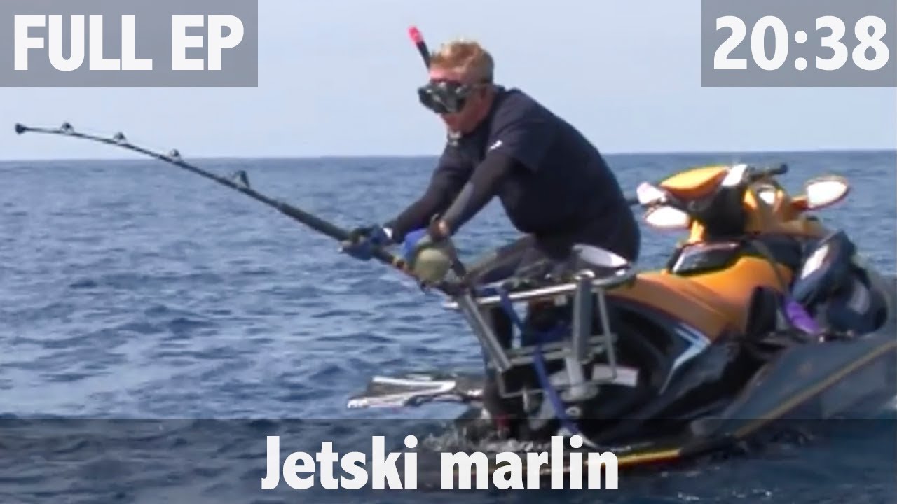 MARLIN FISHING FROM A JETSKI