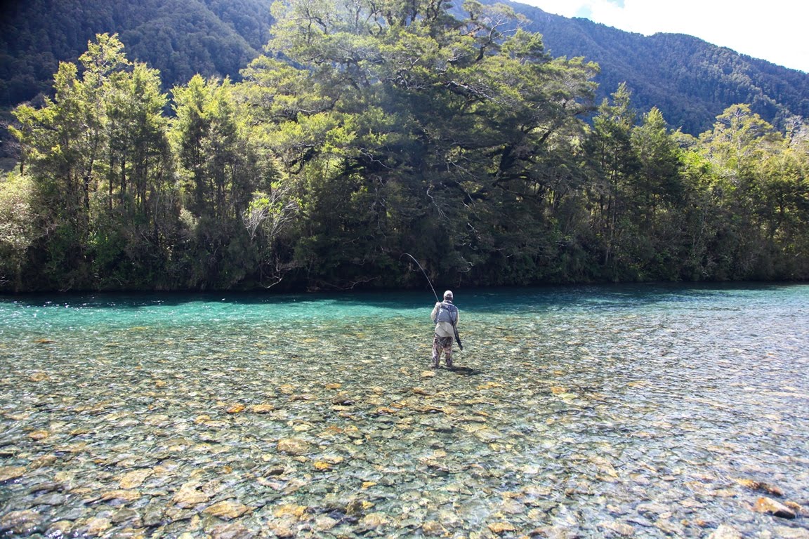 Fly fishing in Paradise — New Zealand