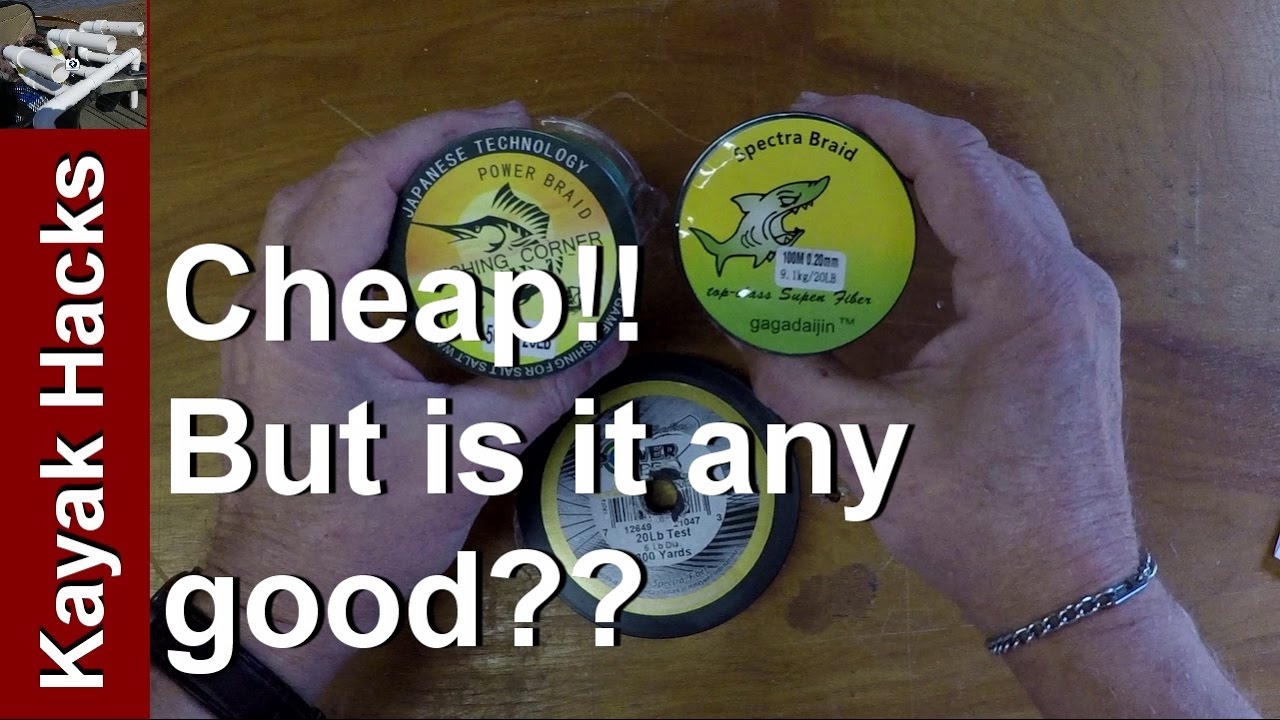 Power Pro Braided Line vs Cheap Braided Fishing Line from eBay Tested!