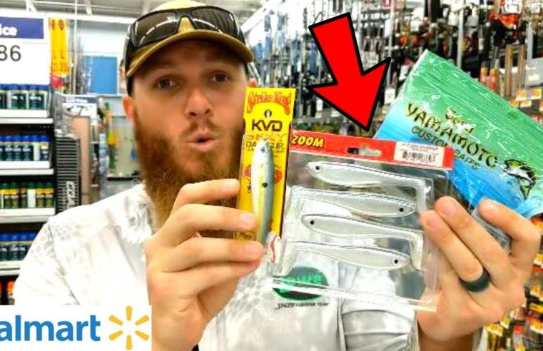 Bass Fishing w/ MOST EXPENSIVE Lures at WALMART (Are They Worth It???)